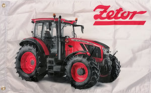 Zetor tractor flag