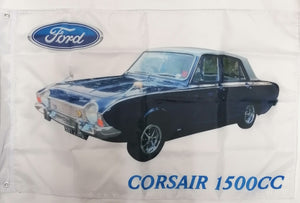 ford corsair car flag