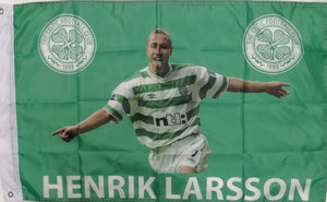 Henrik Larsson celtic flag