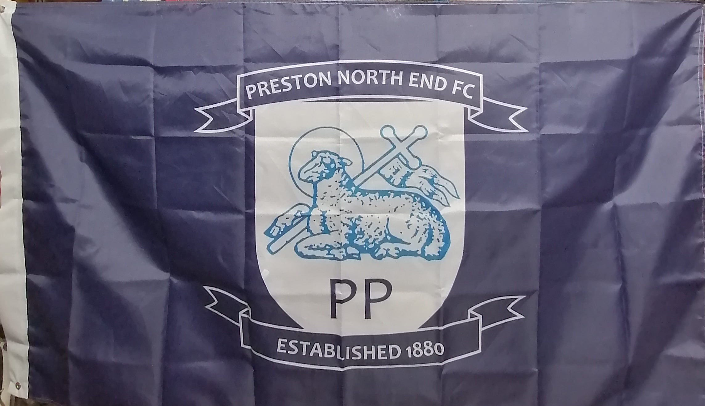 Preston North End football flag 