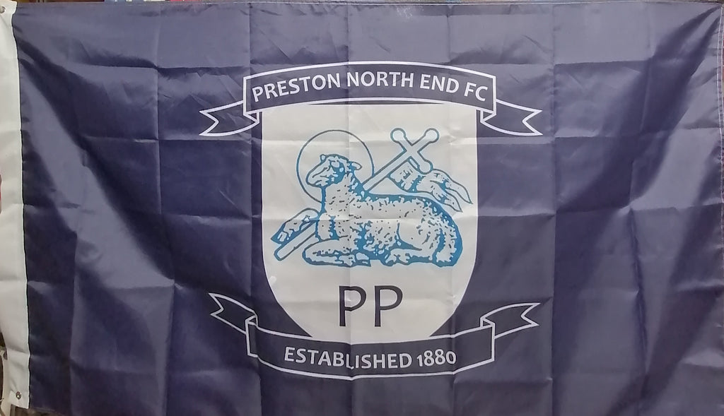 Preston North End football flag 