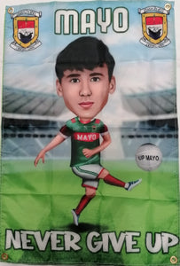 Sam Callinan Mayo Never Give Up flag 3ft x 2ft.