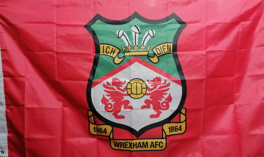 Wrexham football flag 