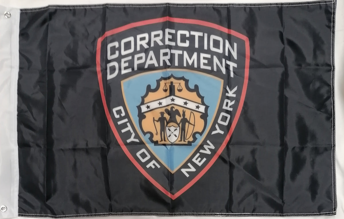 Doc Flag Correction Department city of New York flag 90cm x 60cm. – Price ...