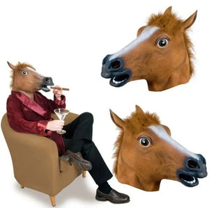 over head horse mask