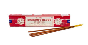 Dragon’s Blood incense sticks (3 packs €5).