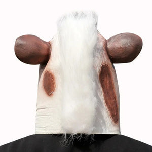 latex cow mask