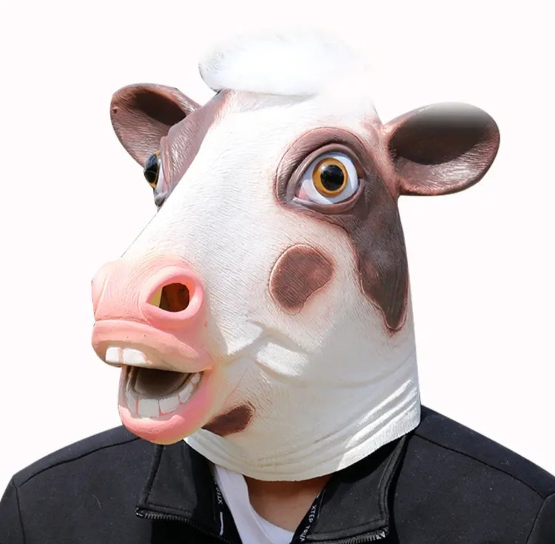 novelty cow mask