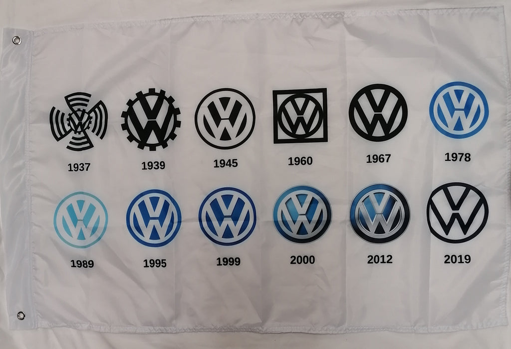 history of VW volkswagen flag