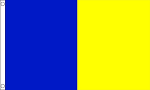 blue and yellow flag