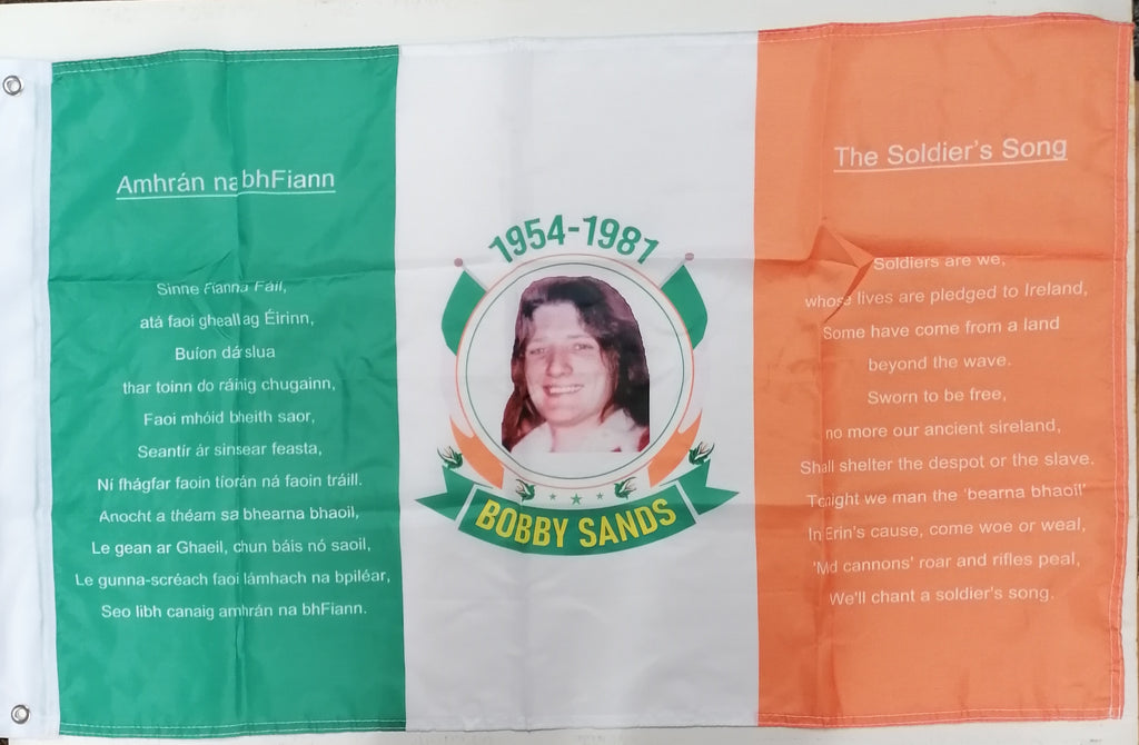 bobby sands irish national anthem flag