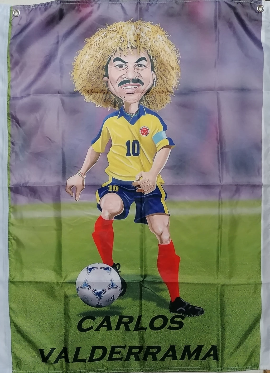 Carlos valderrama flag