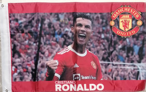 ronaldo manchester united flag