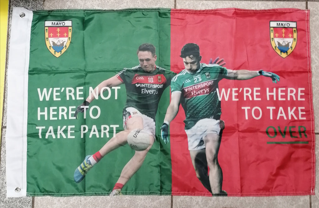 paddy durcan  and james  durcan mayo flag