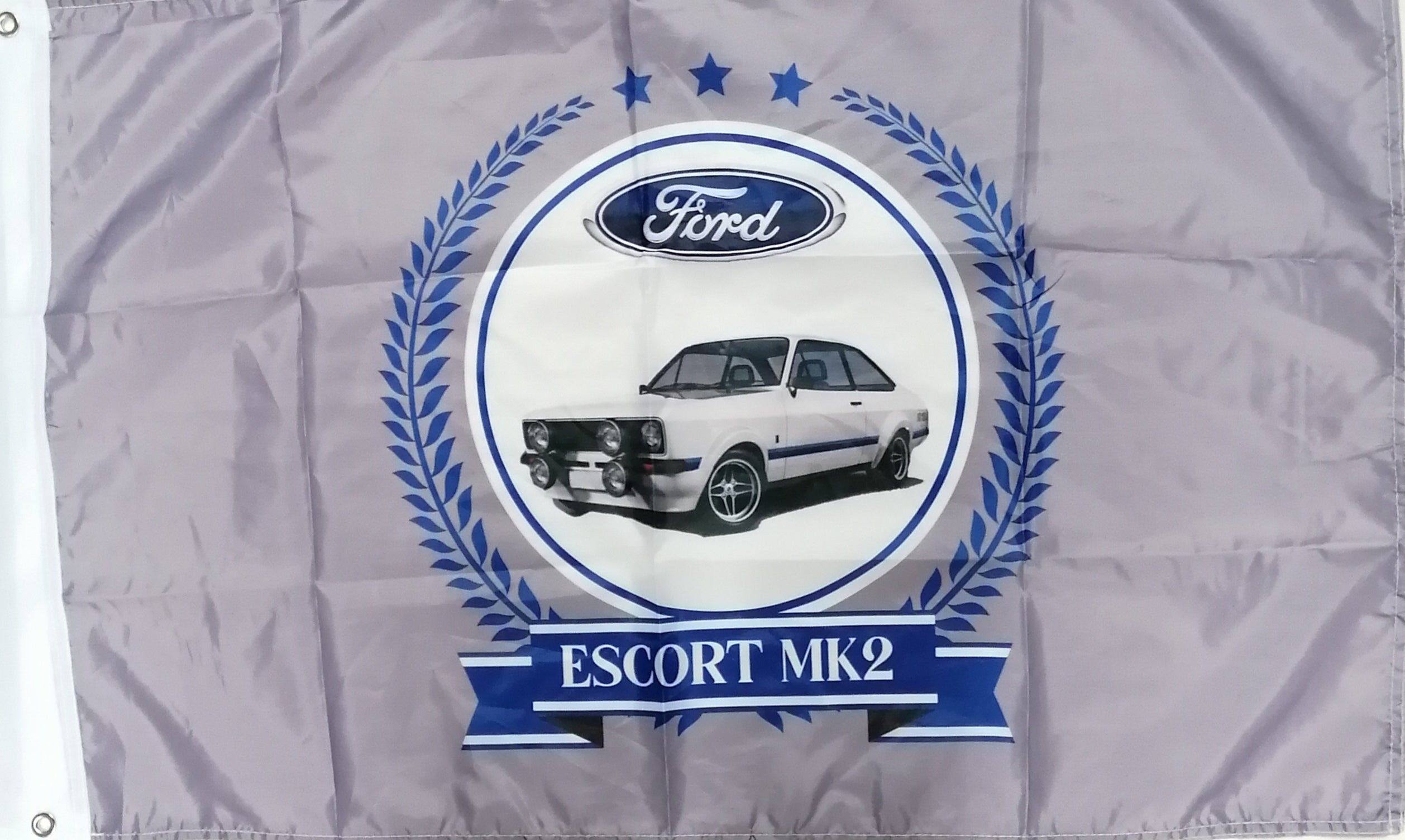 ford escort mk2 white flag