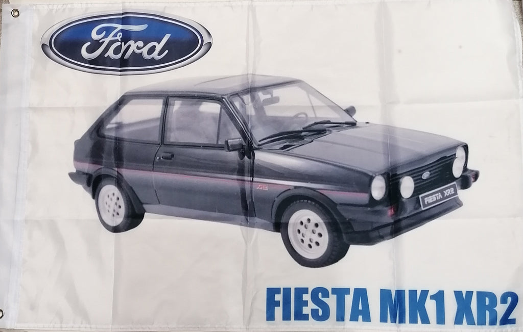 Ford fiesta mk1 xr2 flag black