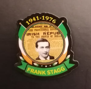 frank stagg pin badge