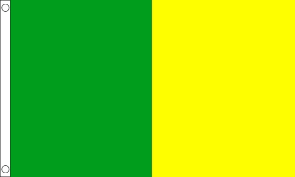 green and yellow flag