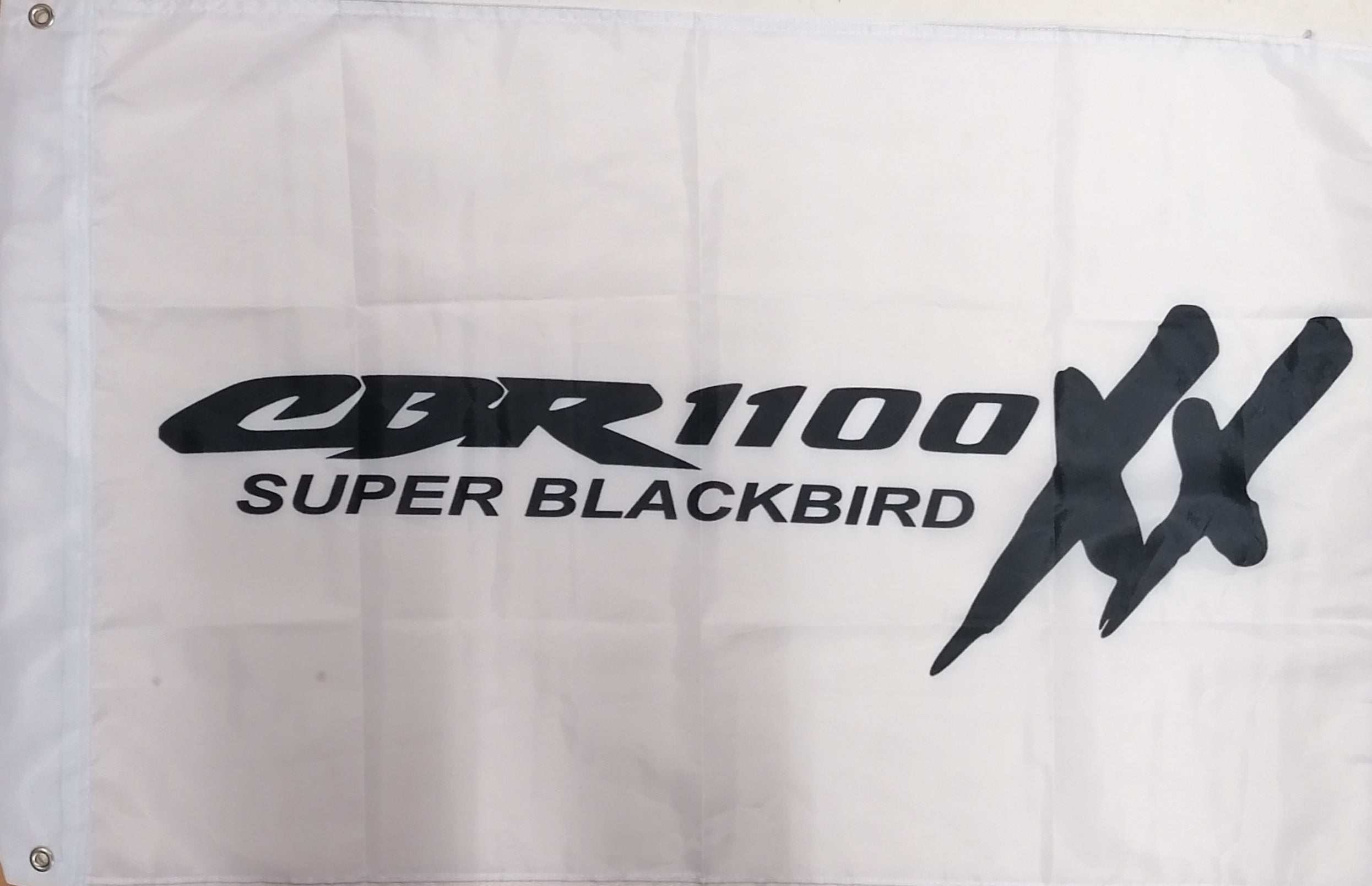 honda cbr 1100 super blackbird logo flag