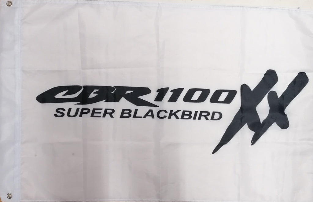 honda cbr 1100 super blackbird logo flag