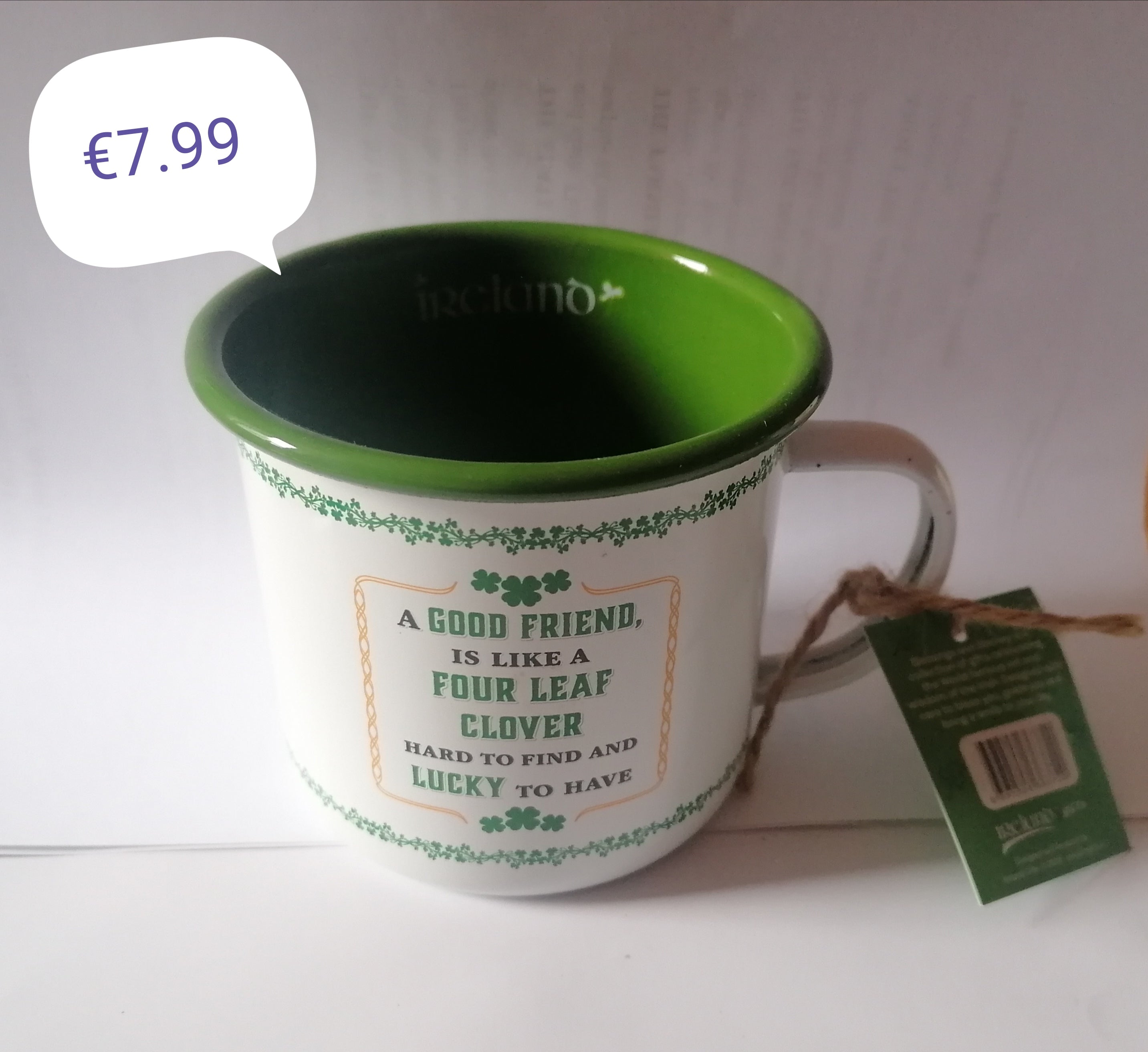 Irish Enamel Special Friend Mug/Cup.