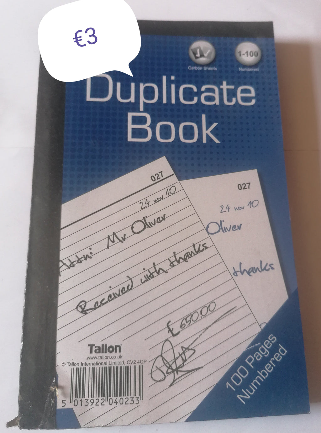 duplicate book