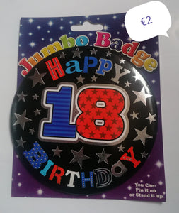 18th birthday badge