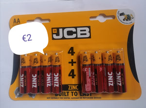 AA batteries JCB Brand