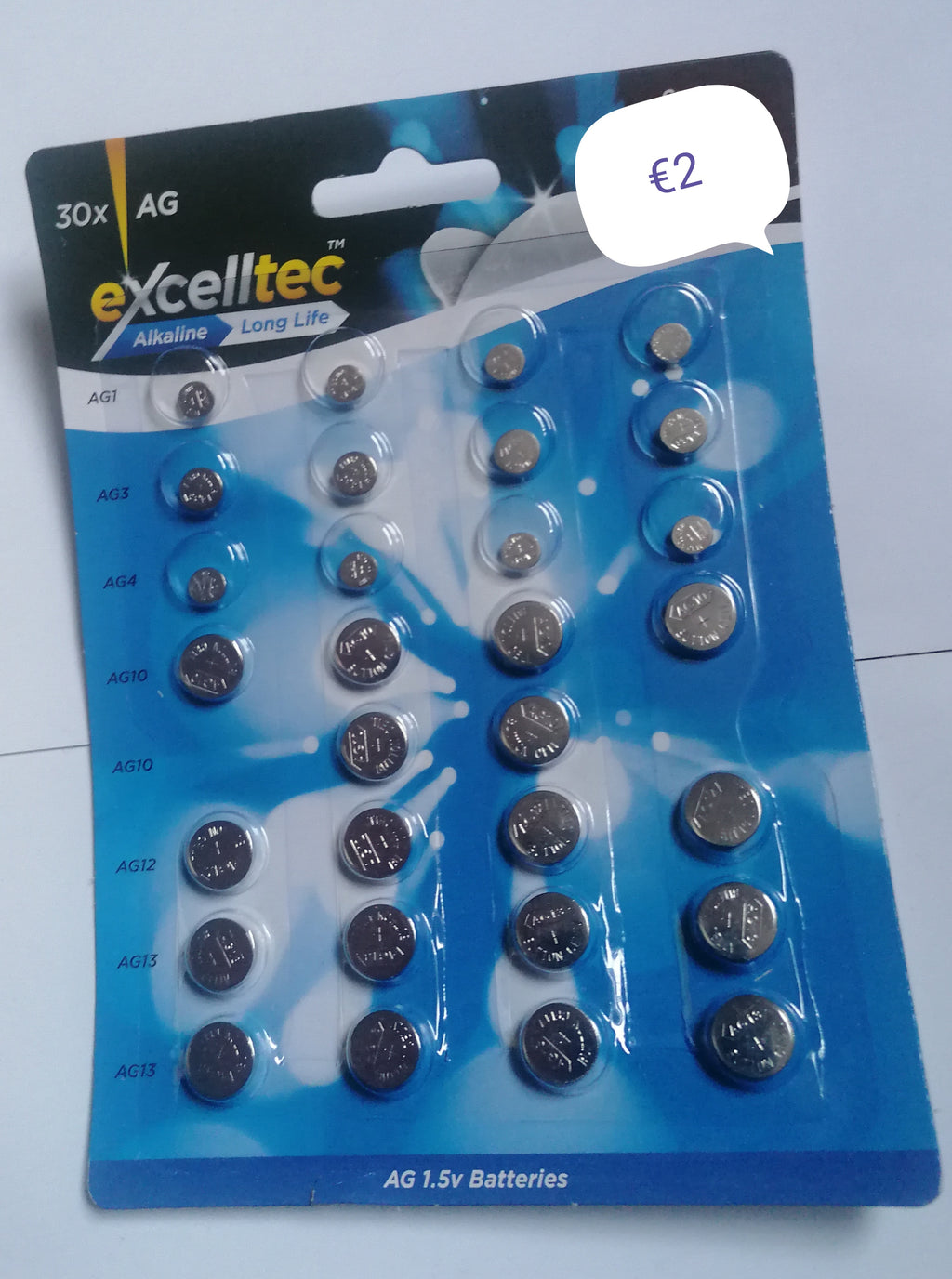 AG button cell batteries