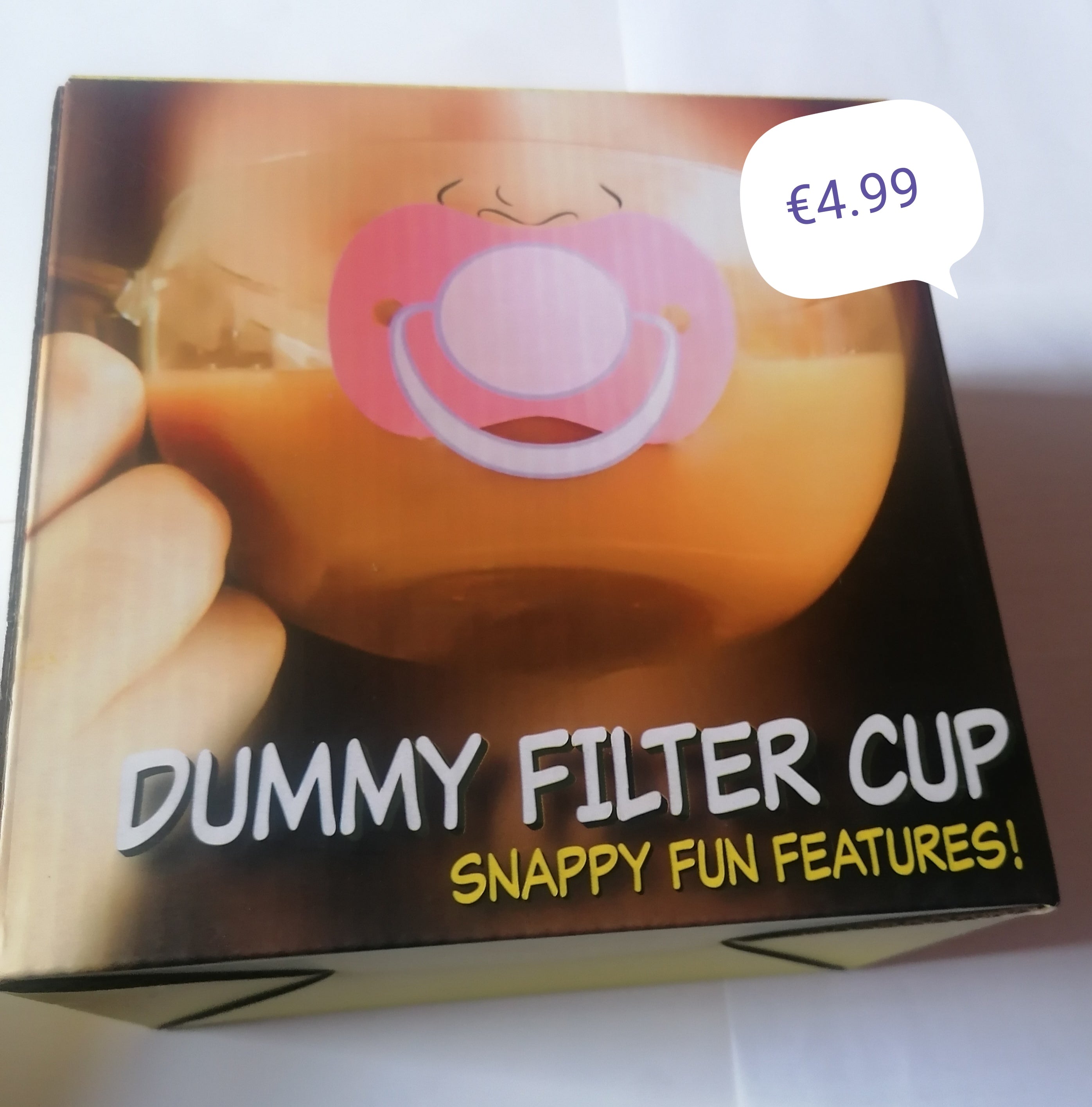 Novelty dummy /soother drinking cup.