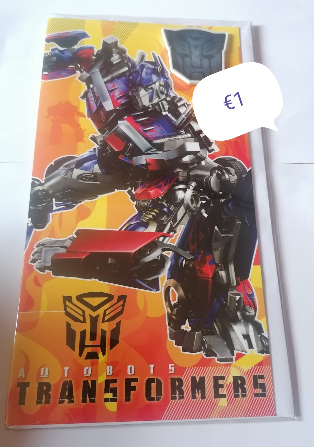 transformers birthday cards