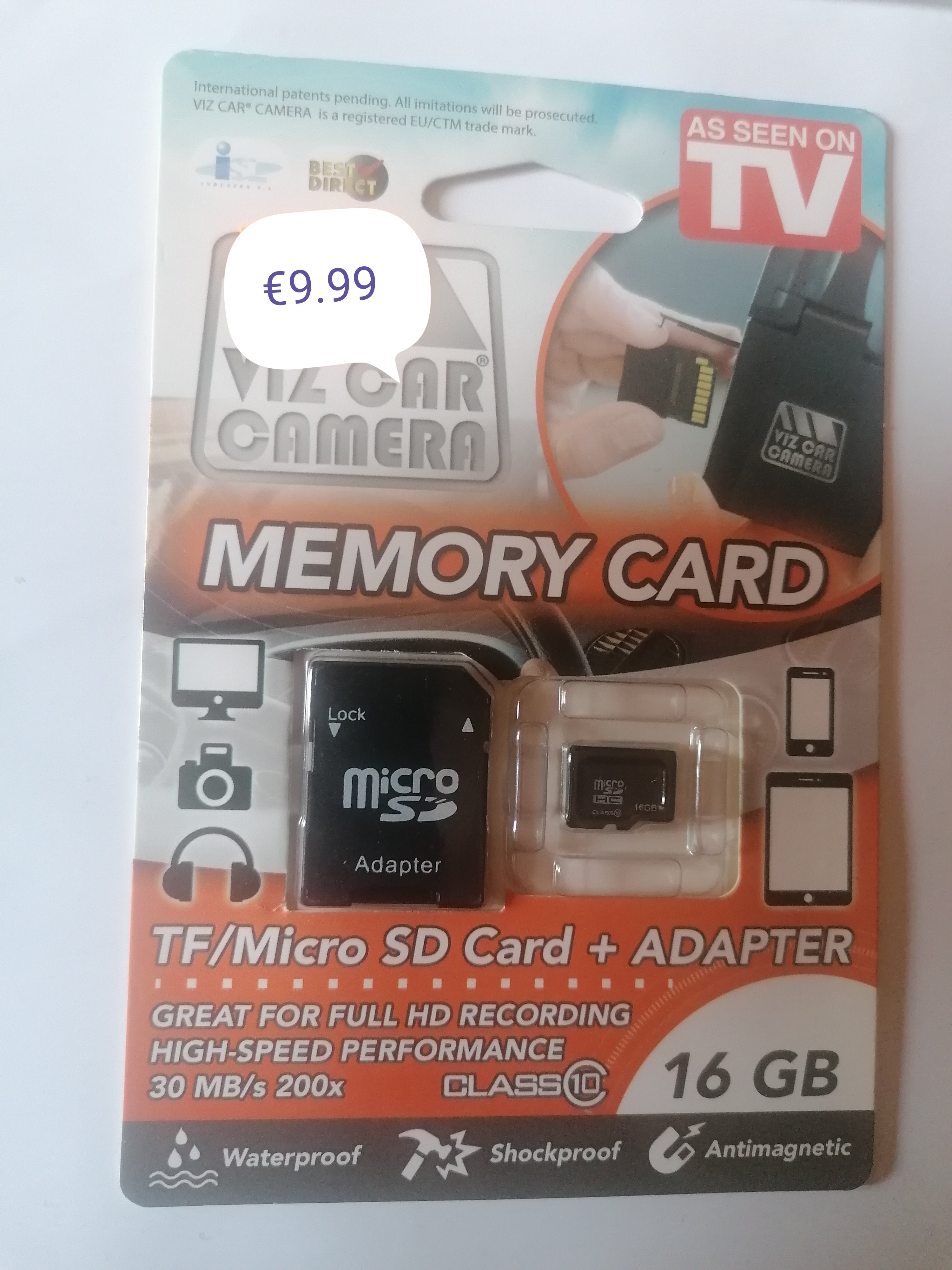 16GB SD memory card