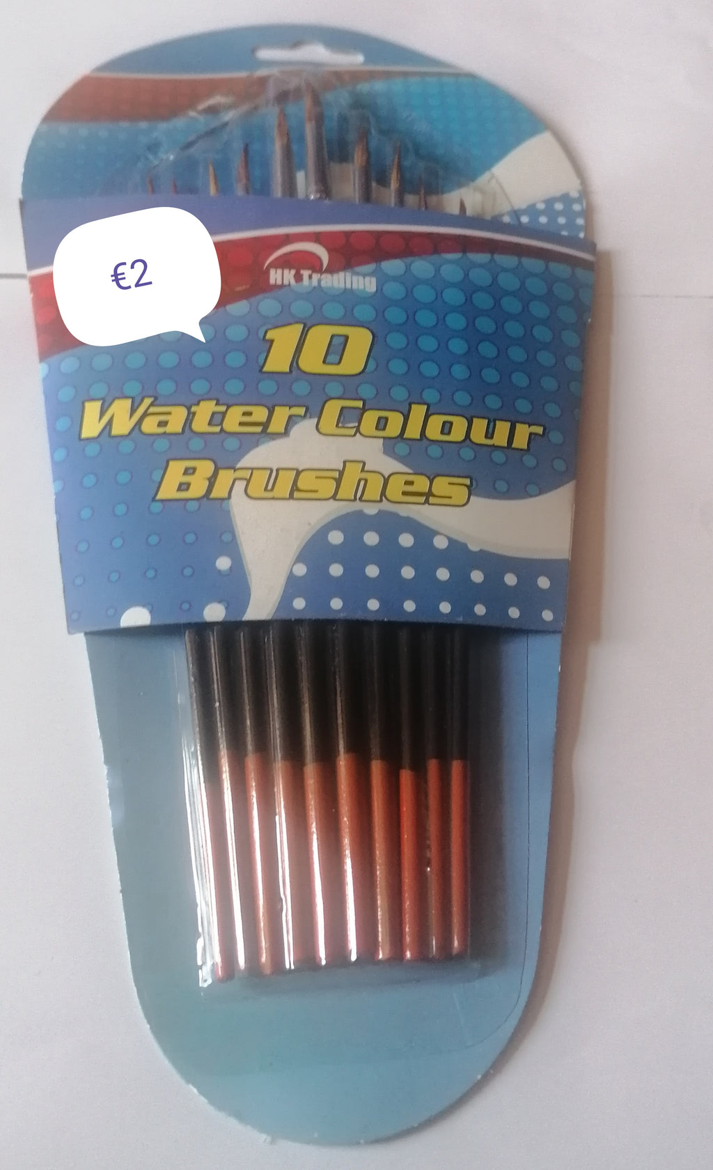 water colour paint brushes