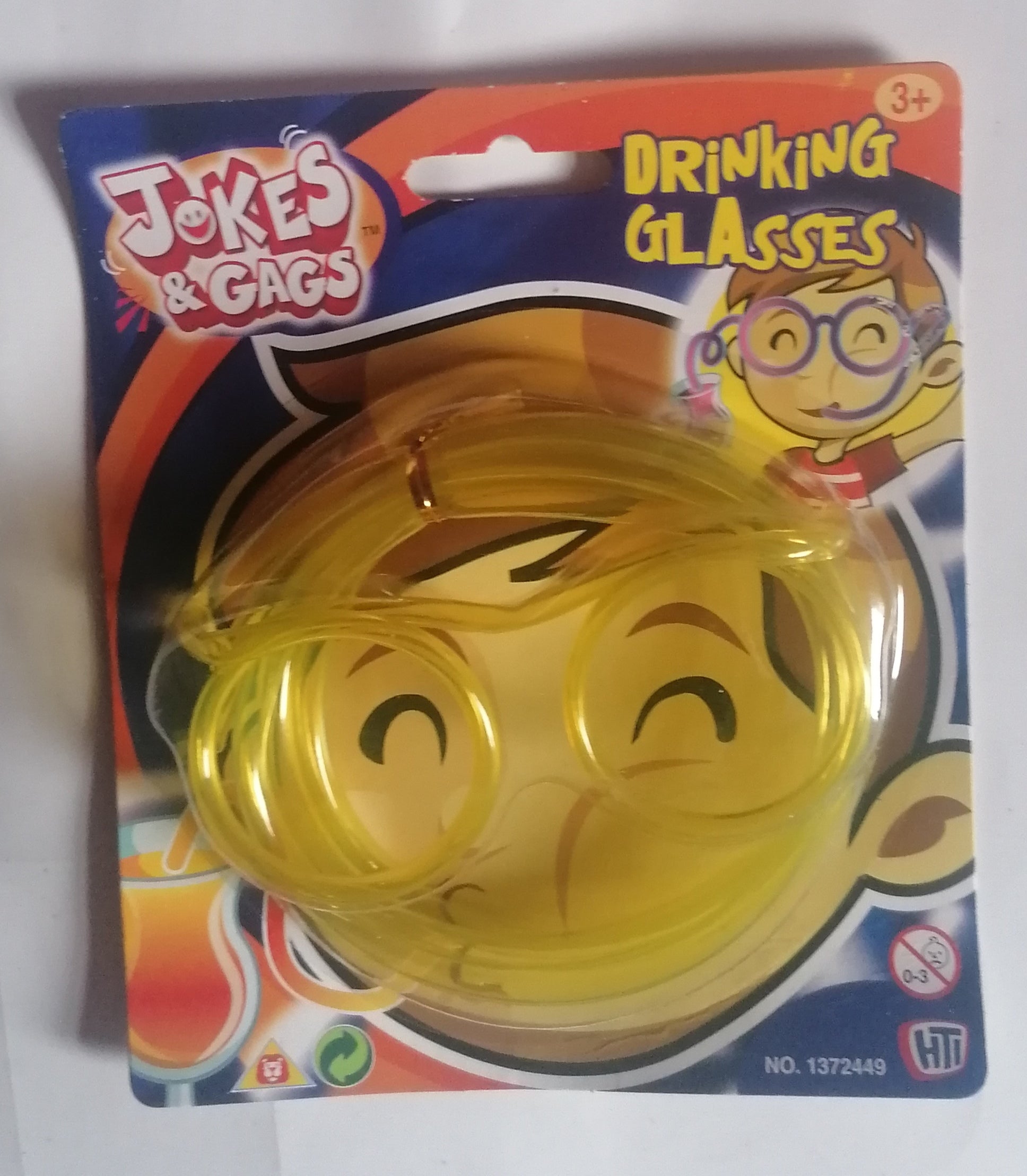 Novelty drinking glasses.