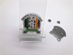 Irish Martyrs Republican hunger strikers pin badge.