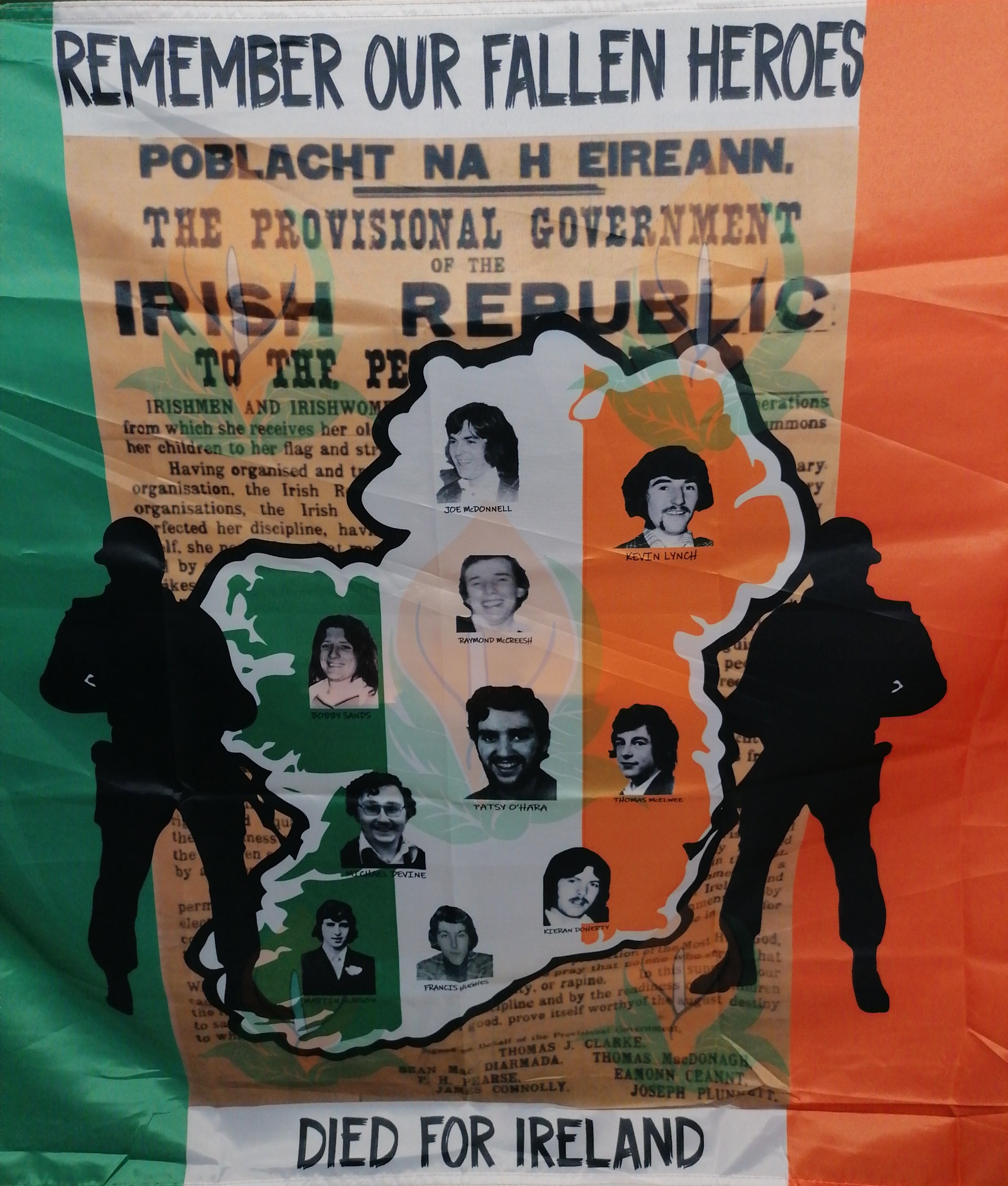 Irish Republican flags