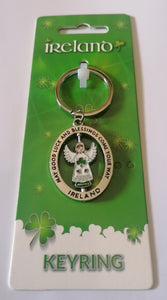 irish angel keyring