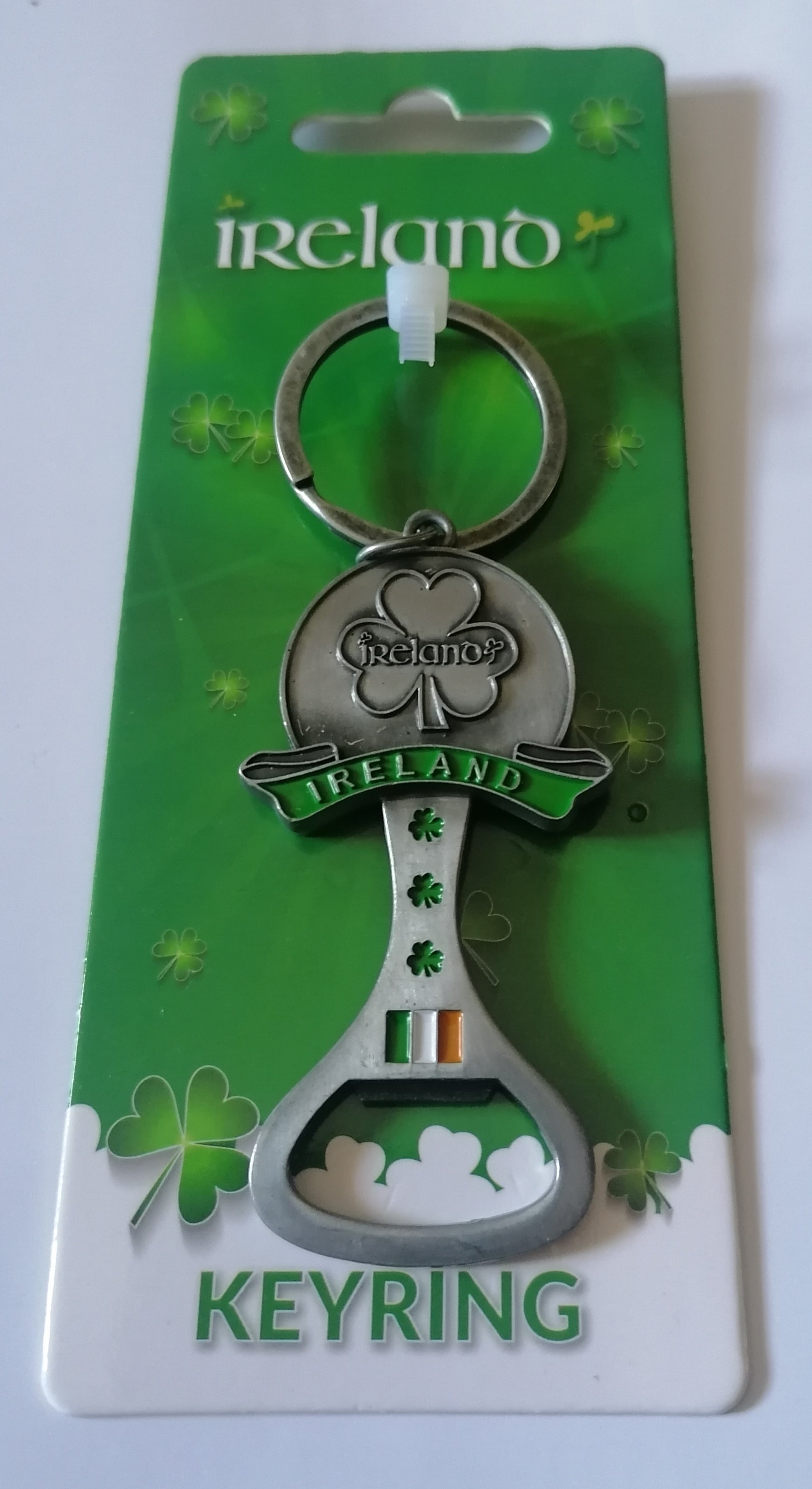 irish bottle opener keyring