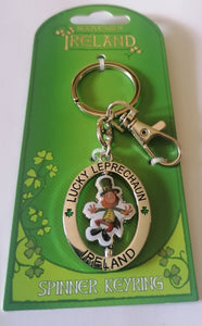 lucky irish leprechaun keyring