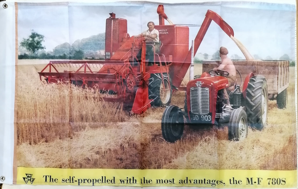 Massey Ferguson Tractor and combine harvester