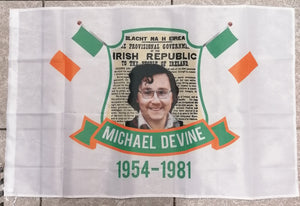 michael devine irish republican flag