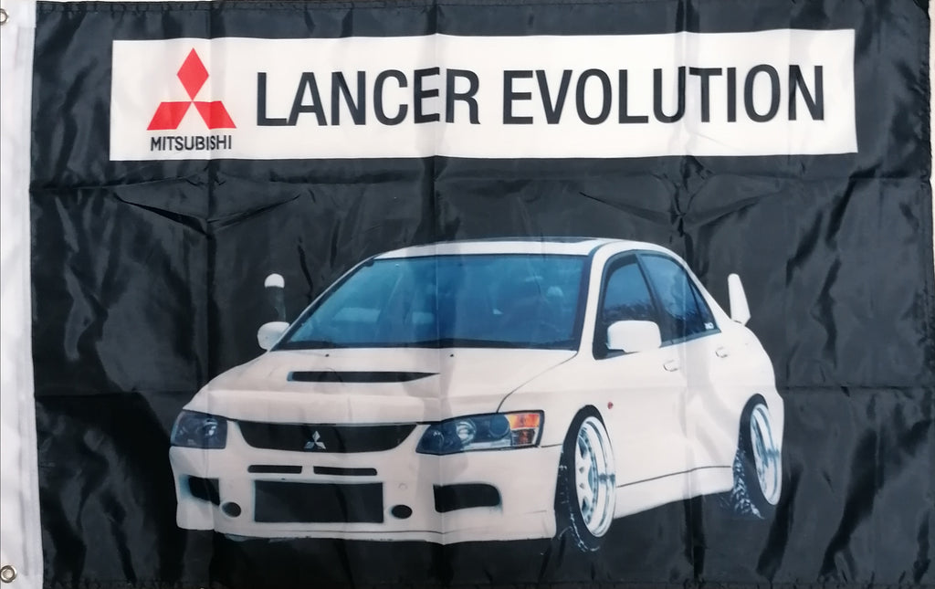 mitsubishi lancer evo flag