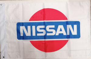 nissan logo flag