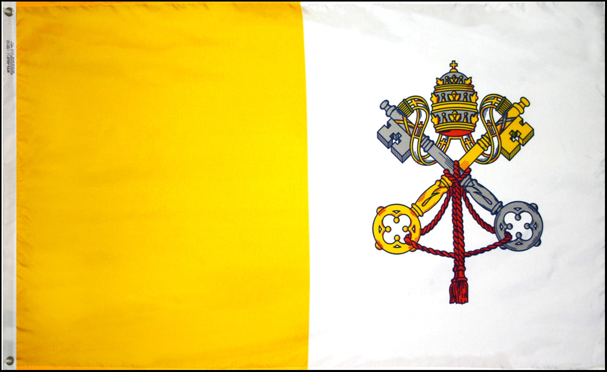 Vatican city papal flag