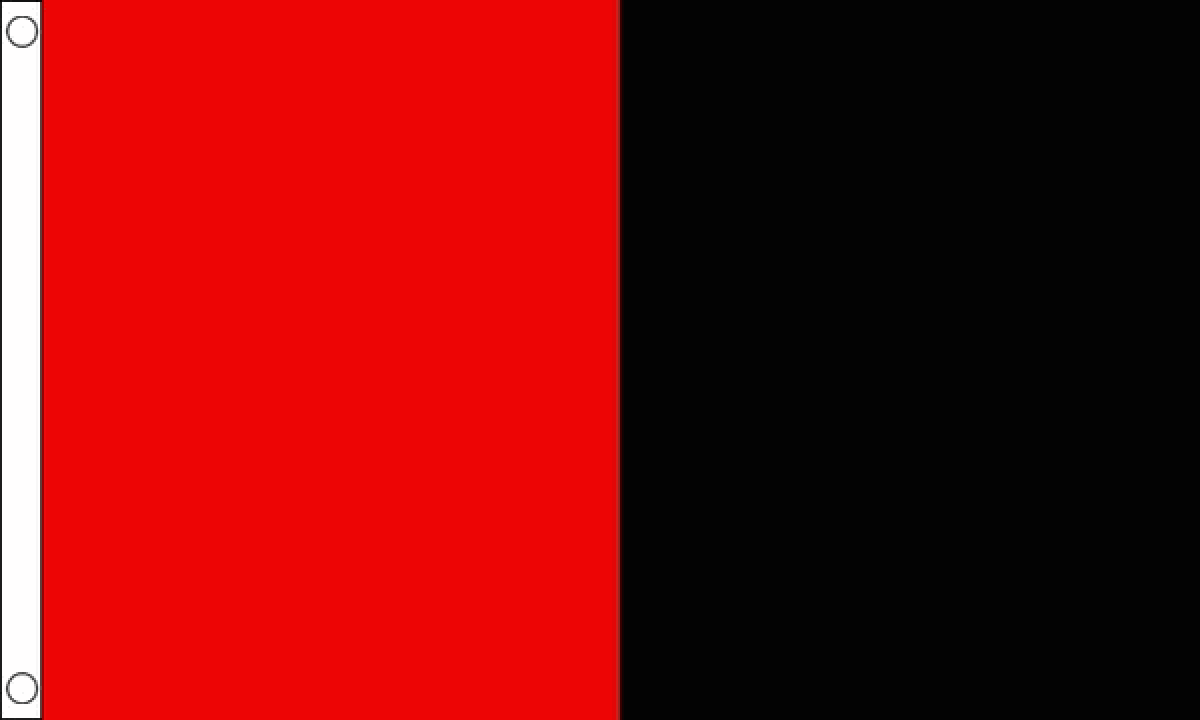 red and black flag