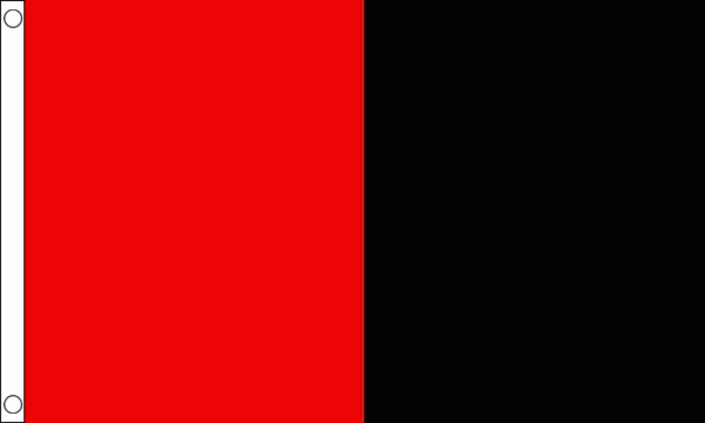 red and black flag