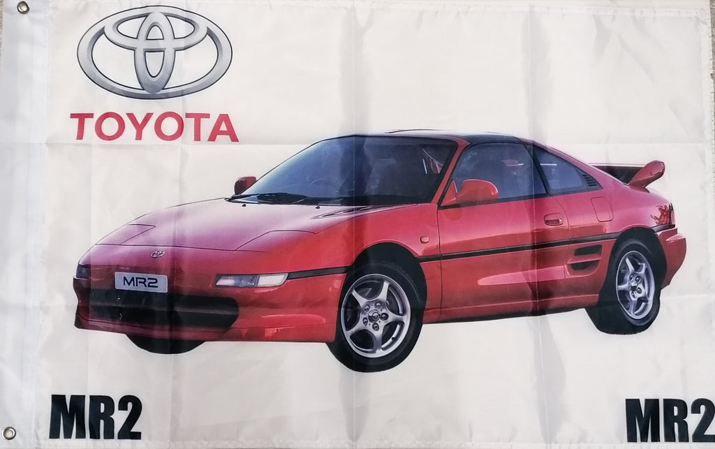 Toyota mr2 flag red