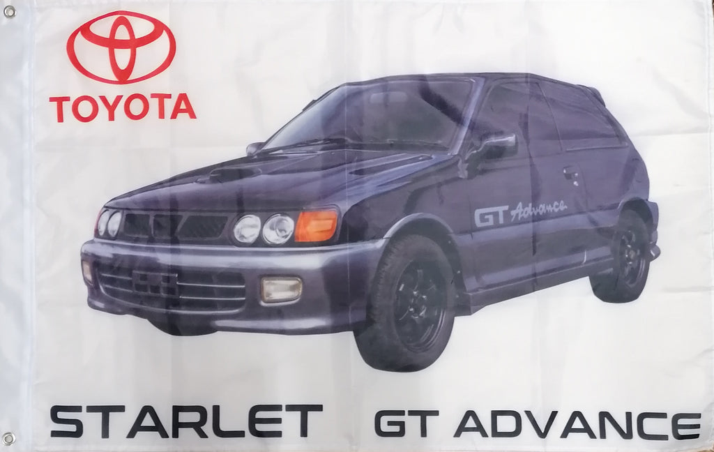 toyota starlet GT advance flag