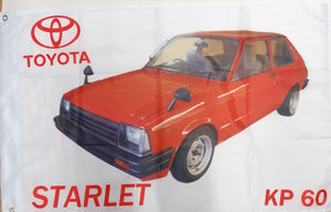 Toyota starlet kp60 red