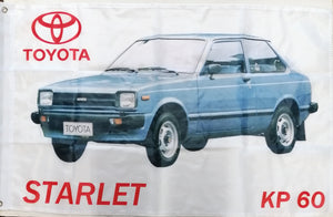 Toyota starlet blue